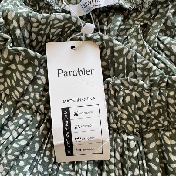 🎉HP🎉 ✨NEW Pleated Polka Dot Midi Skirt w/ Pockets - Boho Chic Style🌿 - Picture 12 of 15